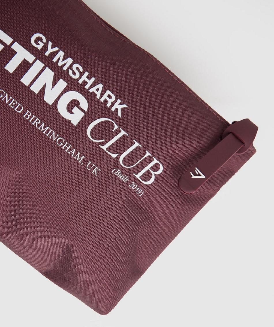 Gymshark Social Club Cosmetic Bag Ženske Torbe Roze Smeđe | HR 4305WNB